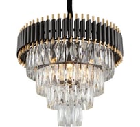 Подвесная люстра IMPERIUMLOFT Empire Black Chandelier Crystal D 54 147700-22