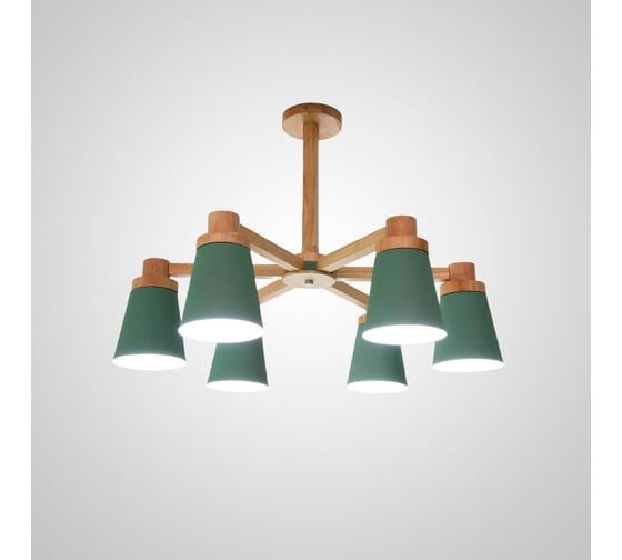 Потолочная люстра IMPERIUMLOFT PROP 6 Green 191989-23