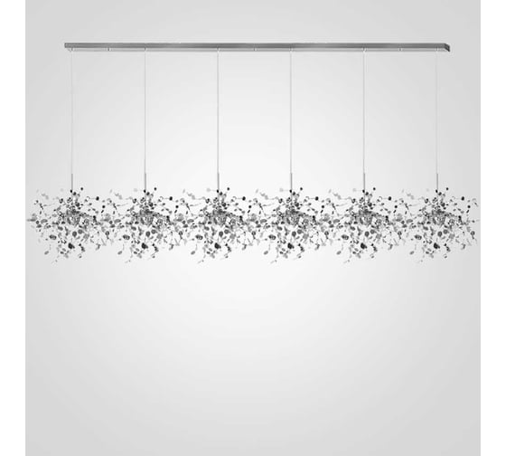 Люстра IMPERIUMLOFT Tezani Argent Suspension Linear 6L 210 177954-22