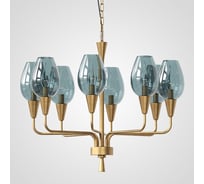 Подвесная дизайнерская люстра IMPERIUMLOFT Viola 8 Синий 179884-26