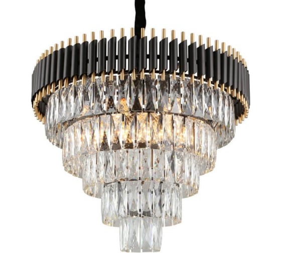 Подвесная люстра IMPERIUMLOFT Empire Black Chandelier Crystal D 66 147701-22