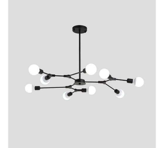 Люстра на штанге IMPERIUMLOFT LATE D103 Black 193583-26