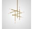 Подвесная люстра IMPERIUMLOFT TRAVERSE H90 Gold 141096-26 1