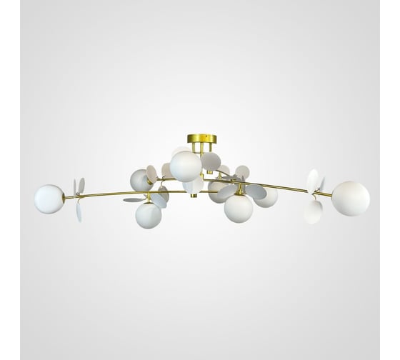 Потолочная люстра IMPERIUMLOFT MATISSE B D120 Gold White 194951-23 1