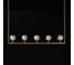 Люстра IMPERIUMLOFT RH Boule De Cristal Linear Chandelier 5 Black 84808-22 1