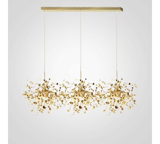 Люстра IMPERIUMLOFT Tezani Argent Suspension Linear Gold 3 L110 177957-22 1