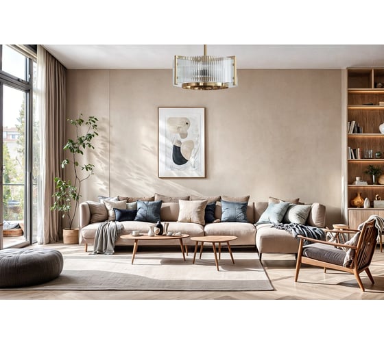 Люстра на штанге IMPERIUMLOFT LUSSA D48 204077-26