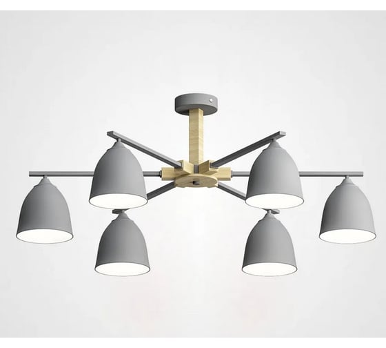 Потолочная люстра IMPERIUMLOFT NOA 6 Gray by 183460-26