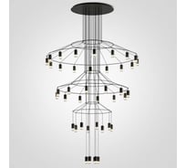 Люстра IMPERIUMLOFT Vibia Wireflow Chandelier 0378 LED Suspension 42 lamp 75393-22
