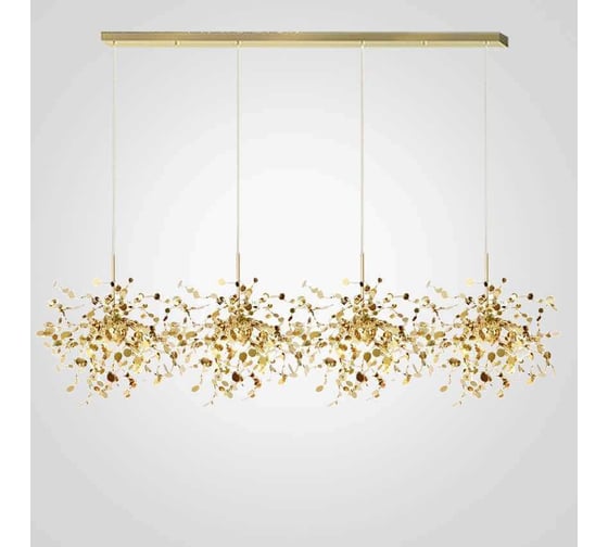 Люстра IMPERIUMLOFT Tezani Argent Suspension Linear Gold 4L 140 177955-22 1