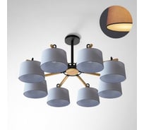 Потолочная люстра на штанге IMPERIUMLOFT EVEN 8 Gray 178371-26