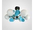 Люстра на штанге IMPERIUMLOFT MATISSE BLUE D55 191900-26 1