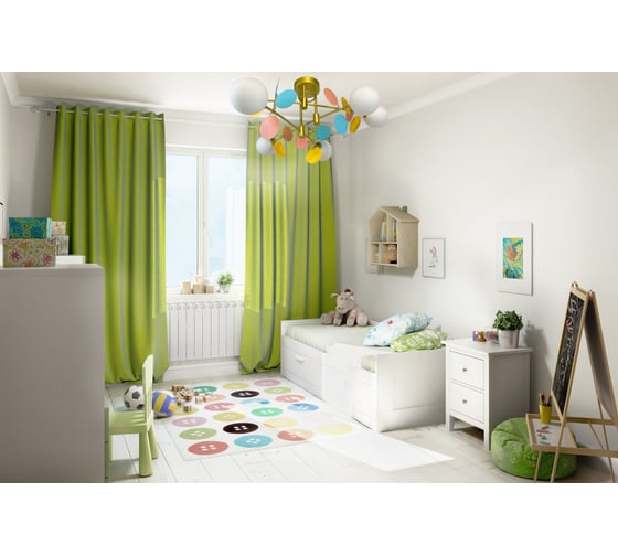 Потолочная люстра IMPERIUMLOFT MATISSE B D80 Gold Multicolor 194949-23