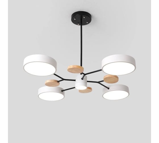 Люстра на штанге IMPERIUMLOFT MEADE 5 lamps White 207858-26