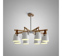 Потолочная люстра на штанге IMPERIUMLOFT NATURA C8 white 178005-26