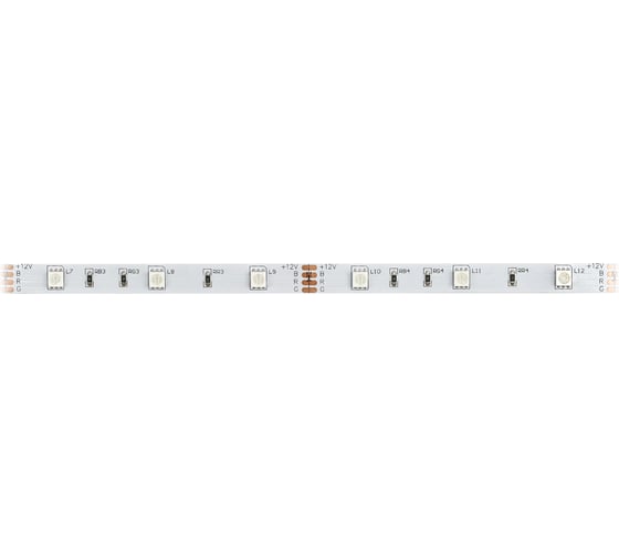 Светодиодная лента ЭРА LS5050-7,2-30-12-RGB-IP20-2year-5m Б0044120