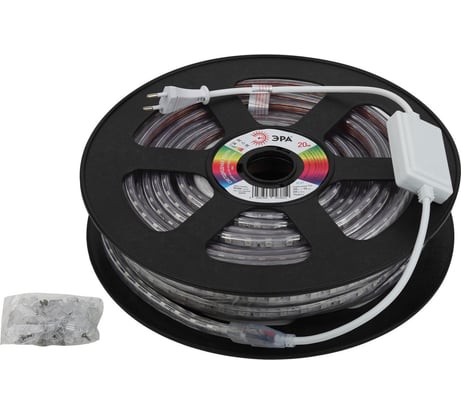 Светодиодная лента ЭРА LS5050-14,4-60-220-RGB-IP67-20m Б0043097