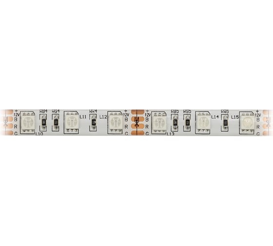 Светодиодная лента ЭРА LS5050-14,4-60-12-RGB-IP65-2year-5m Б0044123