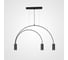 Подвесной светильник IMPERIUMLOFT ARC 3 Black 140522-26 1