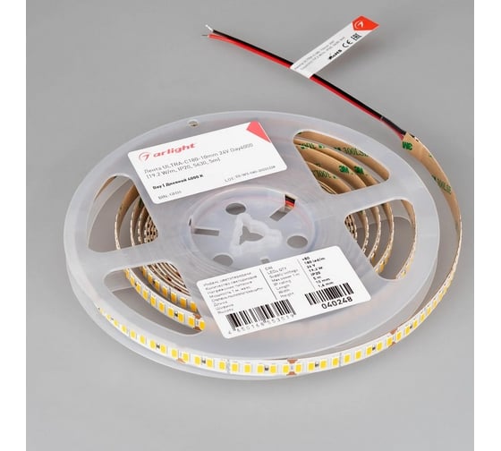 Светодиодная лента Arlight ULTRA-C180-10mm 24V Day4000 , высок.эфф.200 лм 5м 040248