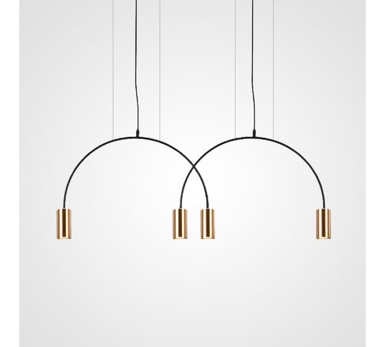 Подвесной светильник IMPERIUMLOFT ARC 4 Gold 212841-26