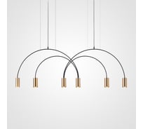 Подвесной светильник IMPERIUMLOFT ARC 6 Gold 212842-26