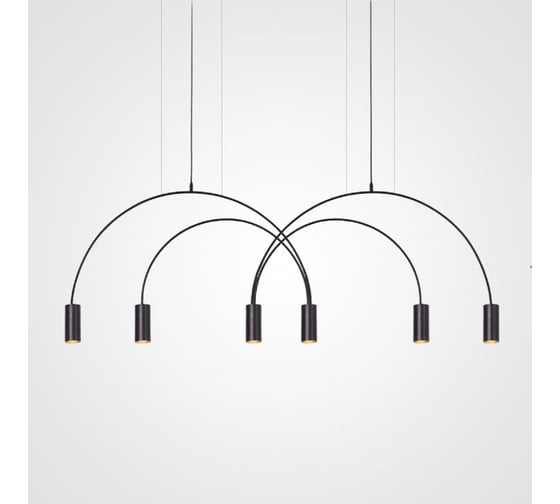 Подвесной светильник IMPERIUMLOFT ARC 6 Black 212843-26 1