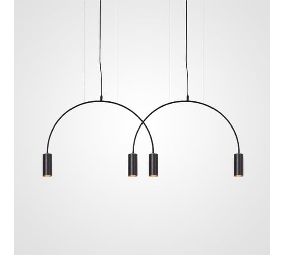 Подвесной светильник IMPERIUMLOFT ARC 4 Black 212840-26