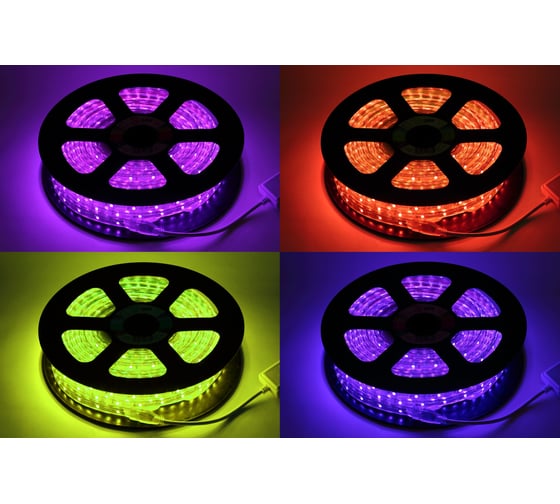 Светодиодная лента ЭРА LS5050-7,2-30-220-RGB-IP67-20m Б0043096