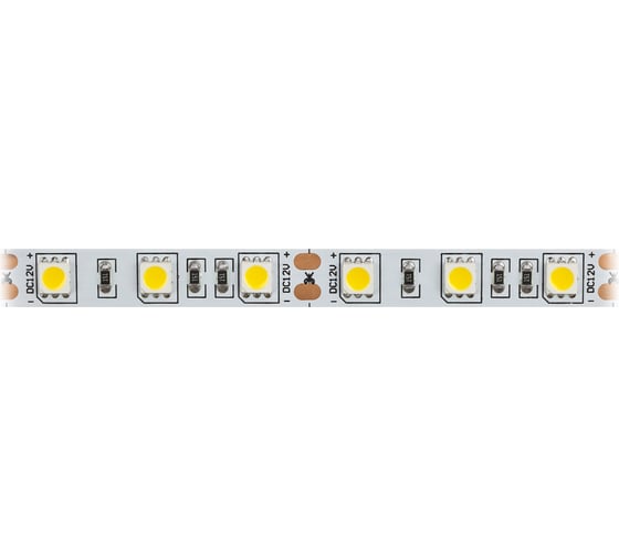 Cветодиодная лента ЭРА LS5050-14,4-60-12-2700K-IP20-2year-5m Б0044116
