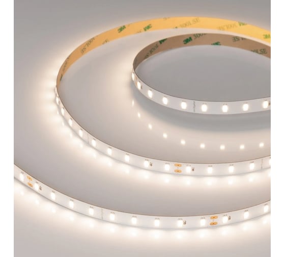 Светодиодная лента Arlight ULTRA-C72-10mm 24V Warm3500 , высок.эфф.200 лм/ 5м 040211