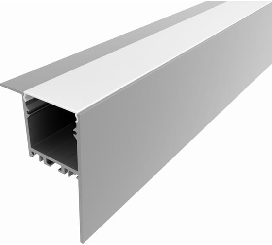 Комплект алюминиевого профиля с экраном и заглушками LEDCRAFT LC-NKU7650M34-3 1627000097