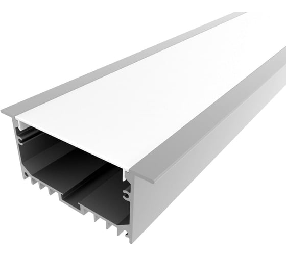 Комплект алюминиевого профиля LEDCRAFT с экраном и заглушками LC-LPV3273M55-3 1627000129 1