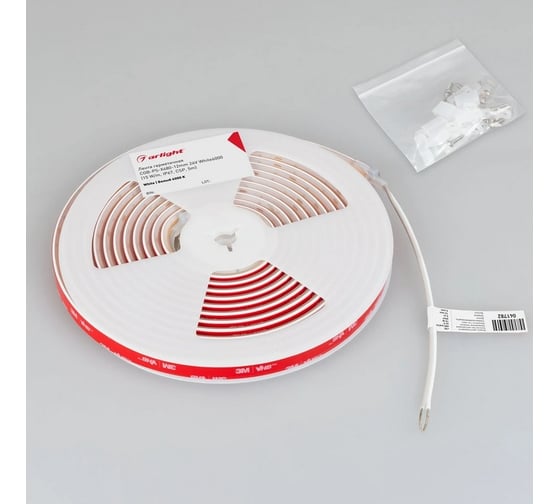 Светодиодная герметичная лента Arlight COB-PS-X480-12mm 24V White6000 5м 041782