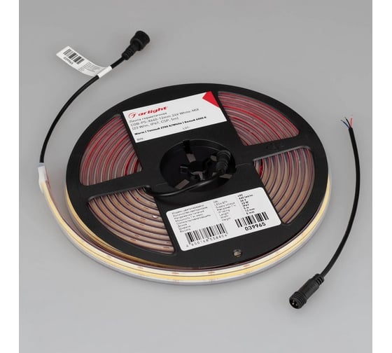 Светодиодная герметичная лента Arlight COB-PS-X640-12mm 24V White-MIX , Изме 5м 039965