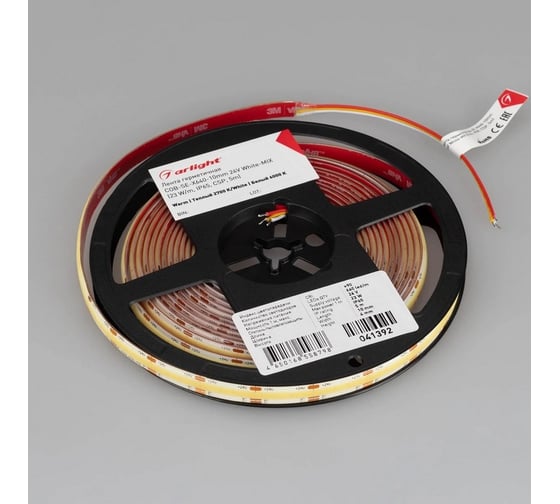 Светодиодная герметичная лента Arlight COB-SE-X640-10mm 24V White-MIX , Изме 5м 041392