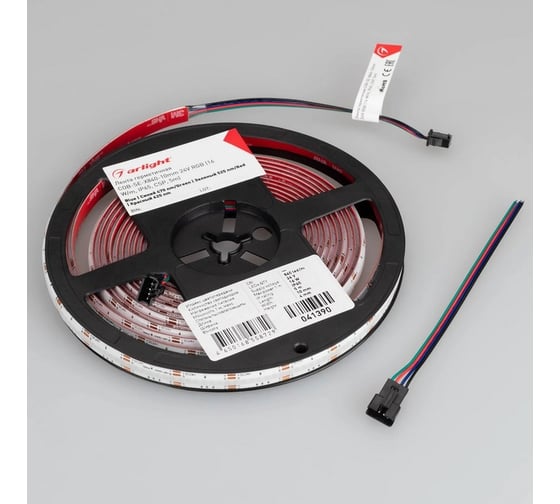 Светодиодная герметичная лента Arlight COB-SE-X840-10mm 24V RGB 5м 041390