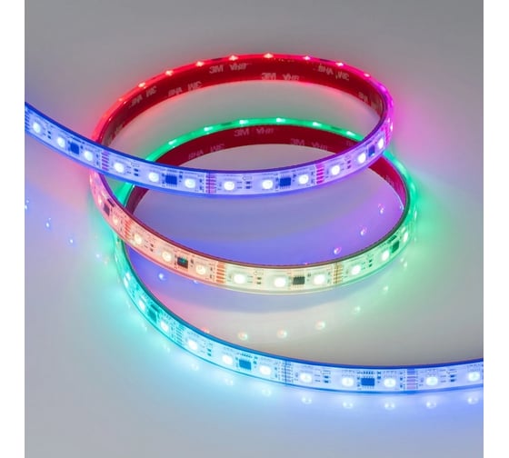 Светодиодная герметичная лента Arlight DMX-PFS-B60-12mm 12V RGB-PX3 5м 039175