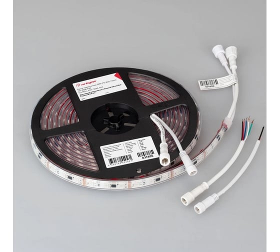 Светодиодная герметичная лента Arlight DMX-PS-B60-12mm 12V RGB-PX3 5м 039605