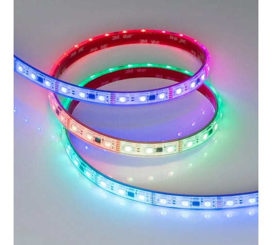 Светодиодная герметичная лента Arlight DMX-PS-B60-12mm 12V RGB-PX3 5м 039605