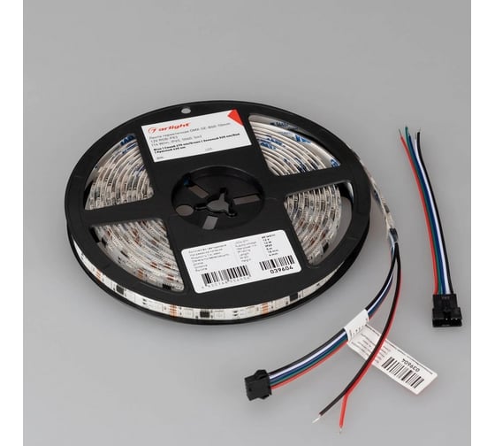 Светодиодная герметичная лента Arlight DMX-SE-B60-10mm 12V RGB-PX3 5м 039604
