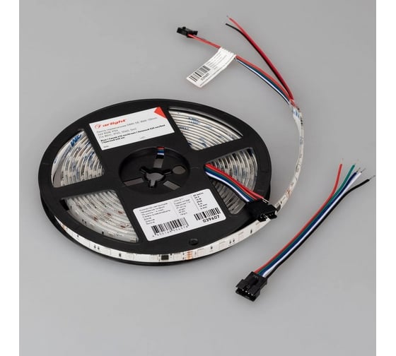 Светодиодная герметичная лента Arlight DMX-SE-B60-10mm 24V RGB-PX6 5м 039607