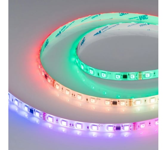Светодиодная герметичная лента Arlight DMX-SE-B60-10mm 24V RGB-PX6 5м 039607