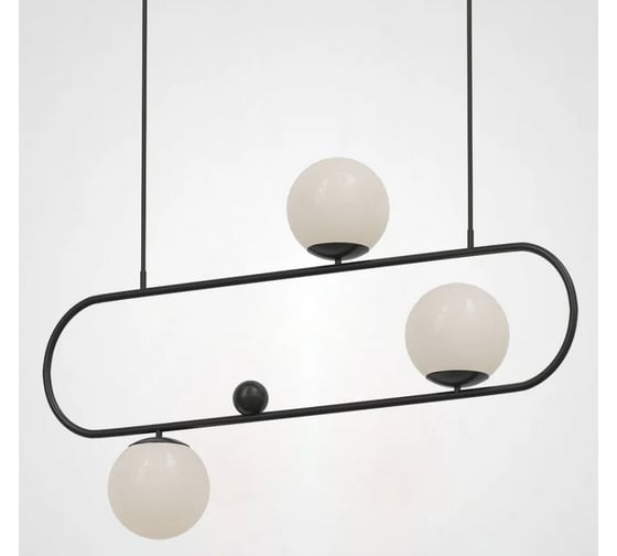 Подвесной реечный светильник IMPERIUMLOFT HOOP L90 Черный 178061-26 1