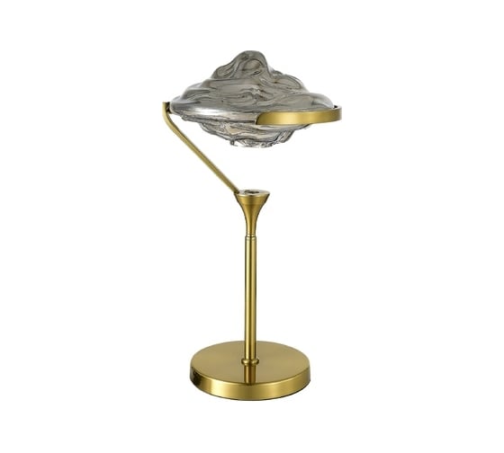 Прикроватная лампа ST luce латунь/дымчато-серый led 1x19w 3000k, SL6115.304.01
