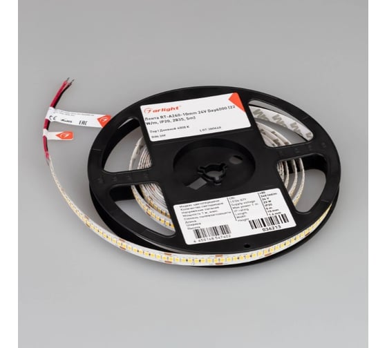 Светодиодная лента Arlight RT-A240-10mm, 24V, Day4000 5м 036213
