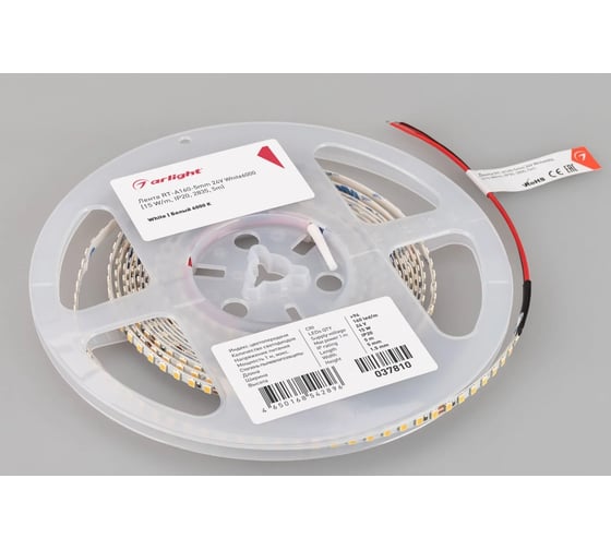 Светодиодная лента Arlight RT-A160-5mm, 24V, White6000 5м 037810