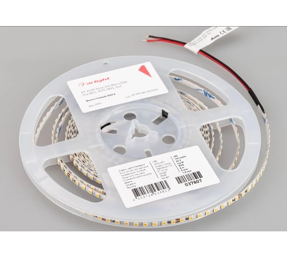 Светодиодная лента Arlight RT-A160-5mm, 24V, Warm3500 5м 037807