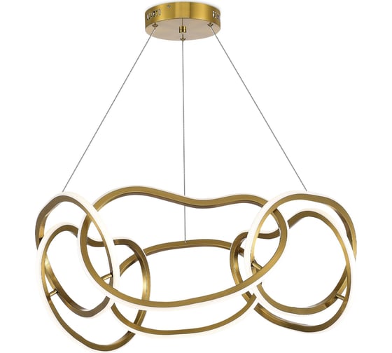 Подвесной светильник ST luce золотистый led 1x63w 4000k, SL6505.203.63 1