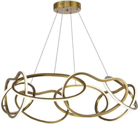 Подвесной светильник ST luce золотистый led 1x84w 4000k, SL6505.203.84